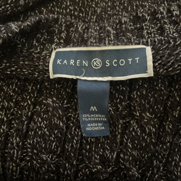 Karen Scott Women's Size M Brown Crew Neck Pullover Sweater 2 packets Pre-Owned - Picture 7 of 8